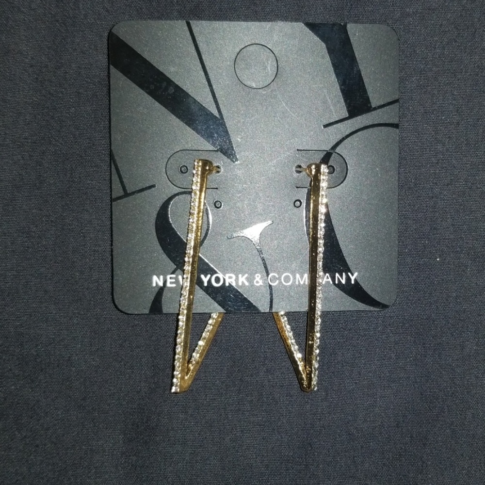 New CZ earrings
